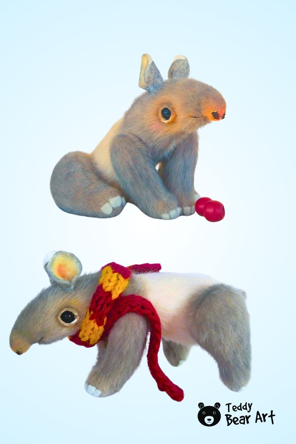 5 Free Miniature Teddy Animal Patterns to Sew