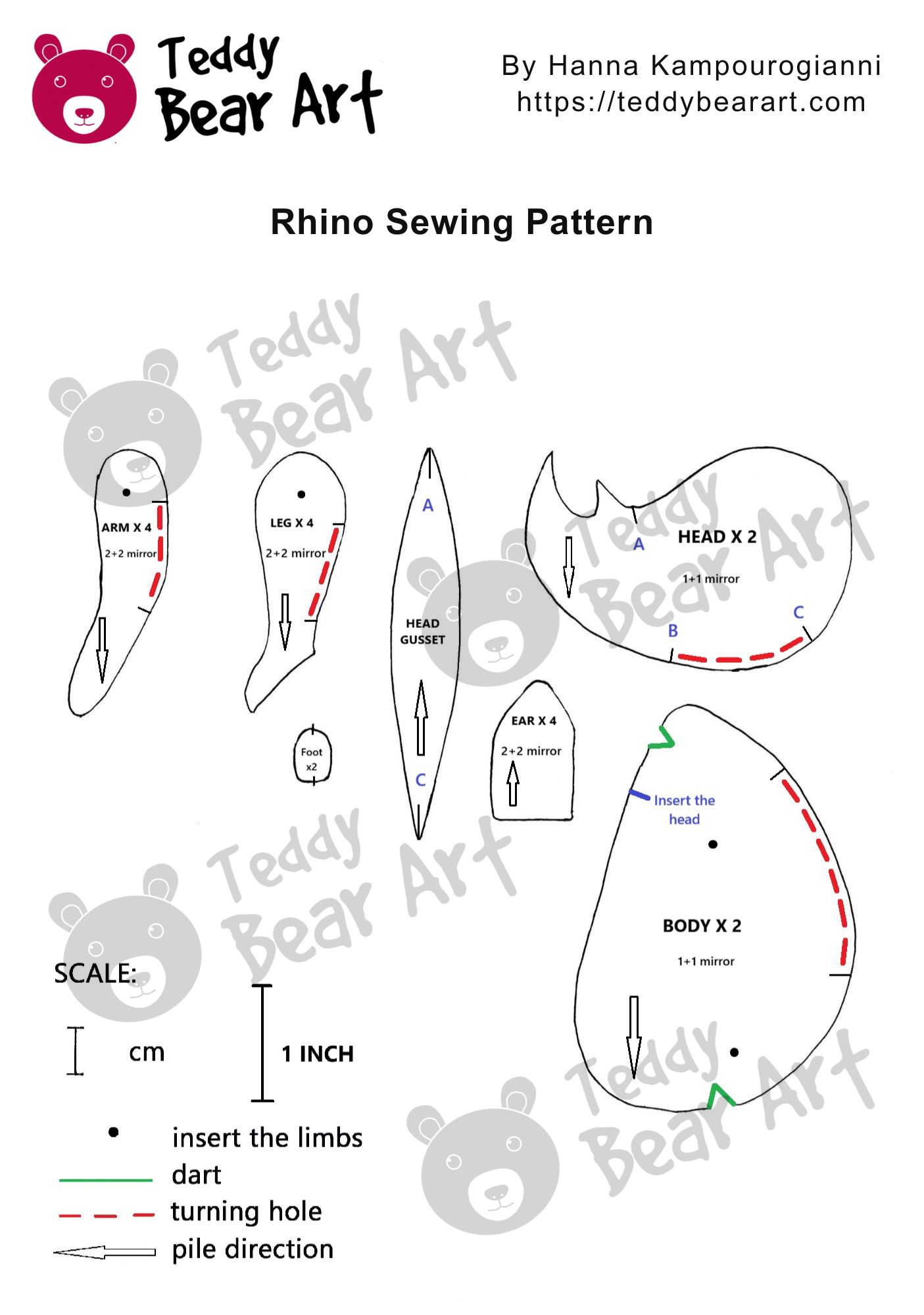 5 Free Miniature Teddy Animal Patterns to Sew