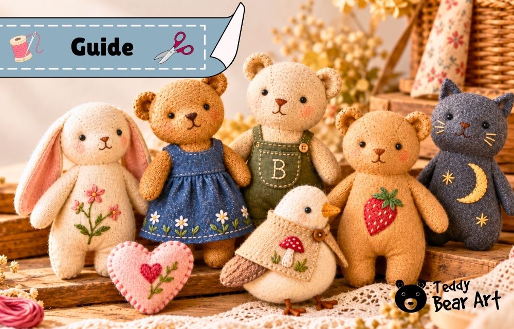 Embroidery Ideas for Plush Toys for Beginners