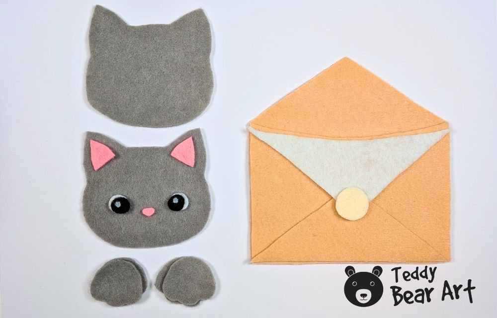 Free Cat Plush Sewing Pattern for Beginners