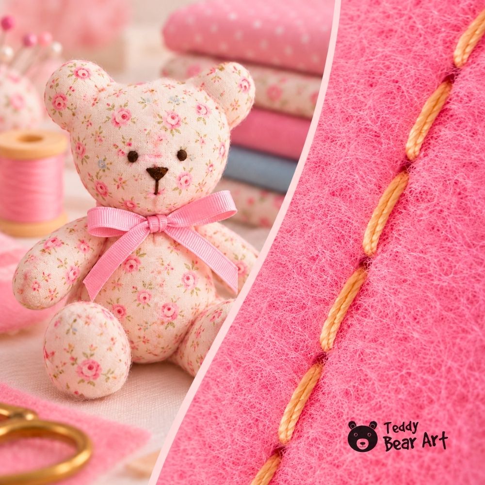 How to Sew a Stuffed Animal by Hand: 3 Essential Stitches for Beginners