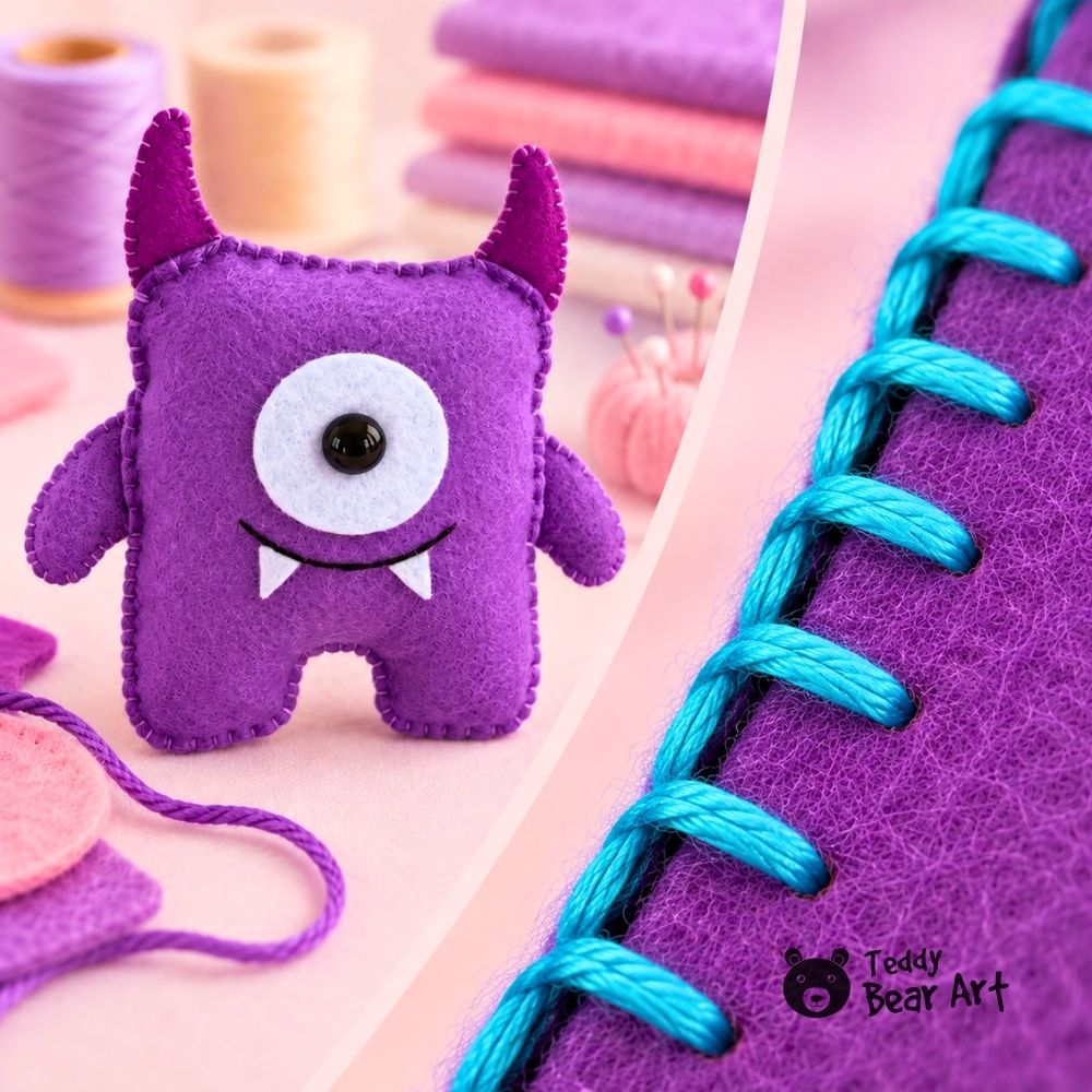 How to Sew a Stuffed Animal by Hand: 3 Essential Stitches for Beginners