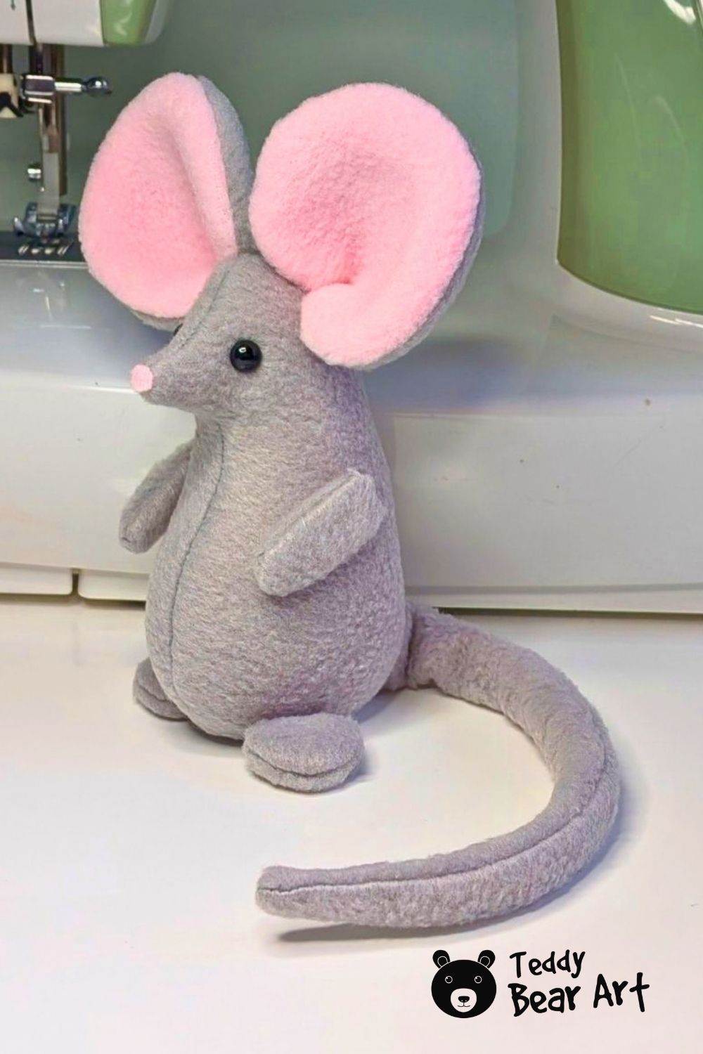 Mouse Sewing Pattern for Beginners: Make a Matching Pair