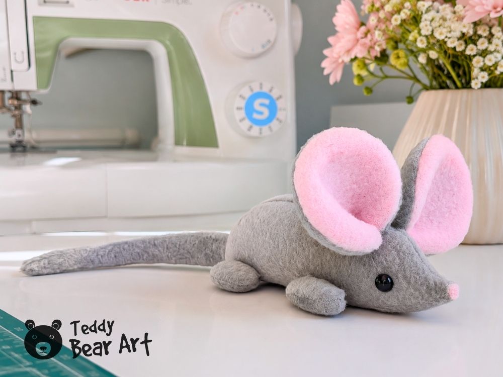 Mouse Sewing Pattern for Beginners: Make a Matching Pair